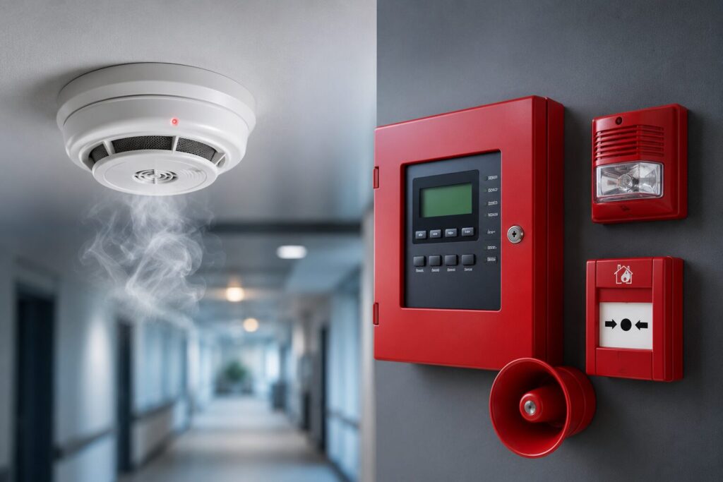 fire alarm vs smoke alarm