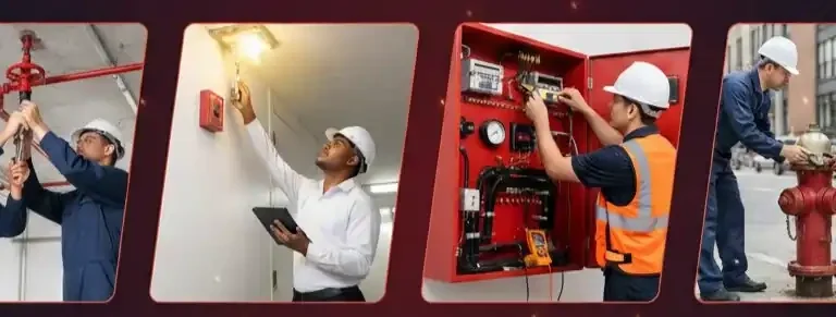Fire protection service workers